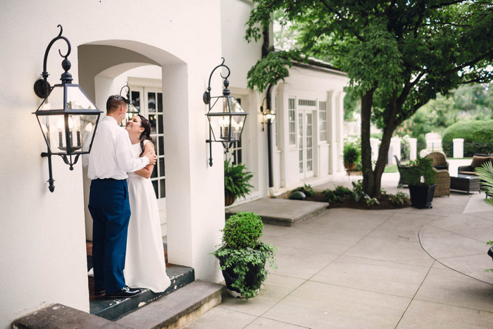 bride and groom portrait