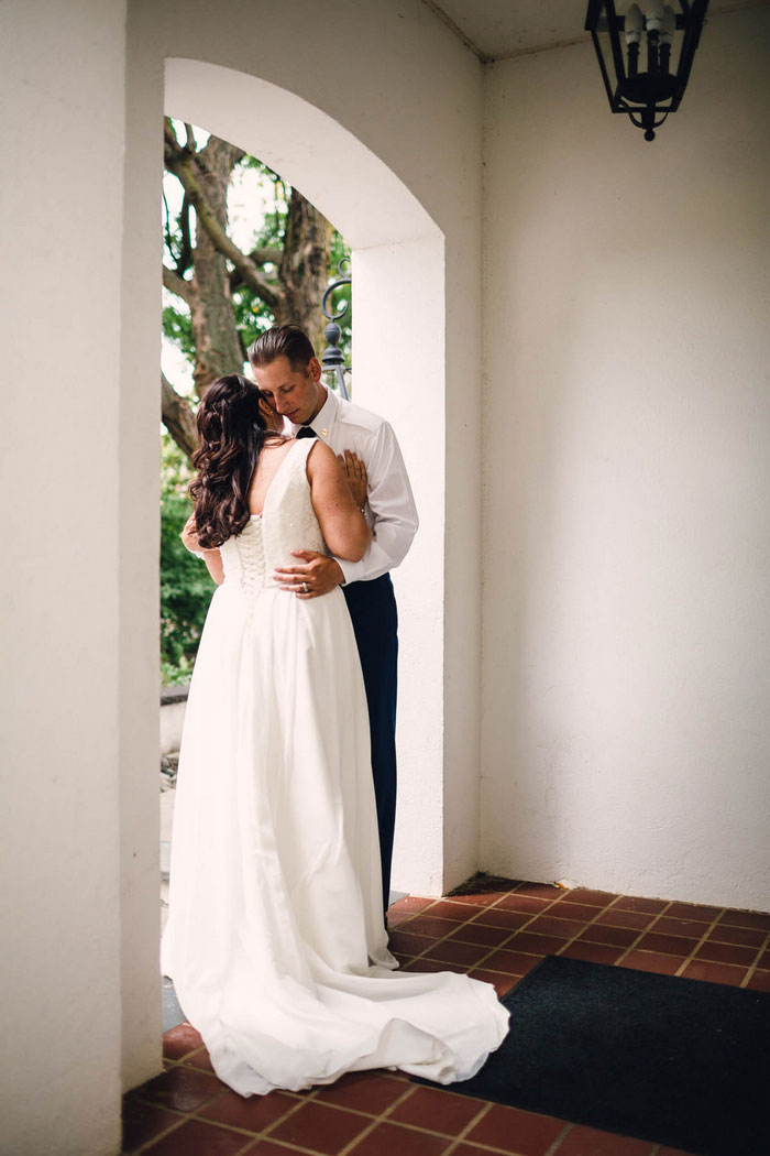 bride and groom portrait