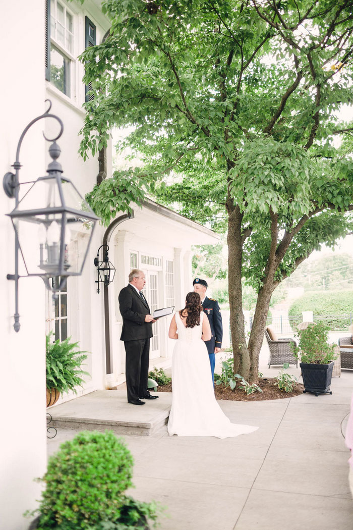 outdoor wedding ceremony