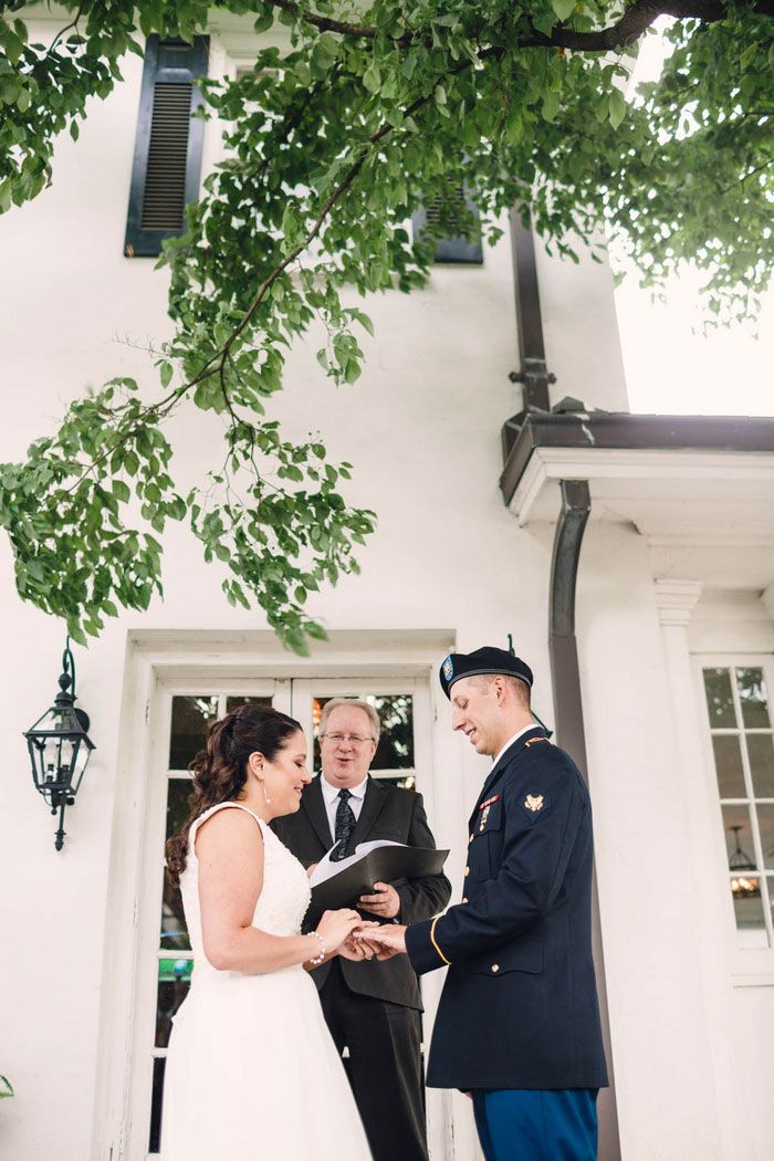 outdoor wedding ceremony