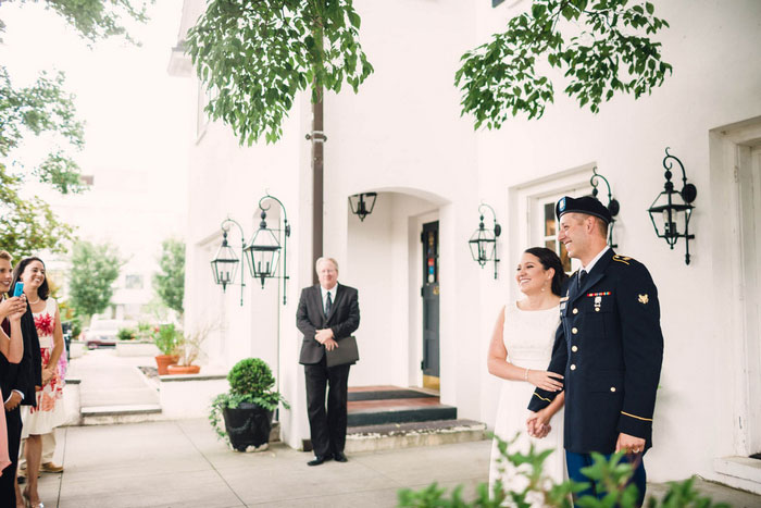 outdoor wedding ceremony