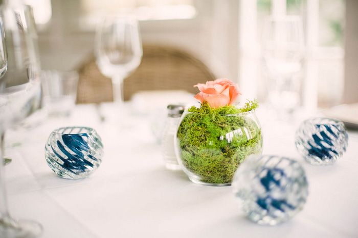 rose centrepiece