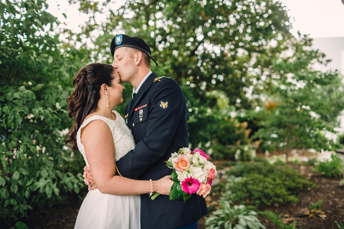 bride and groom portrait