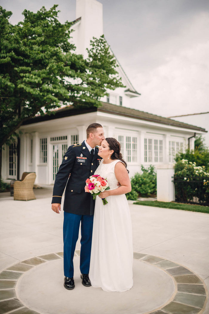 bride and groom portrait