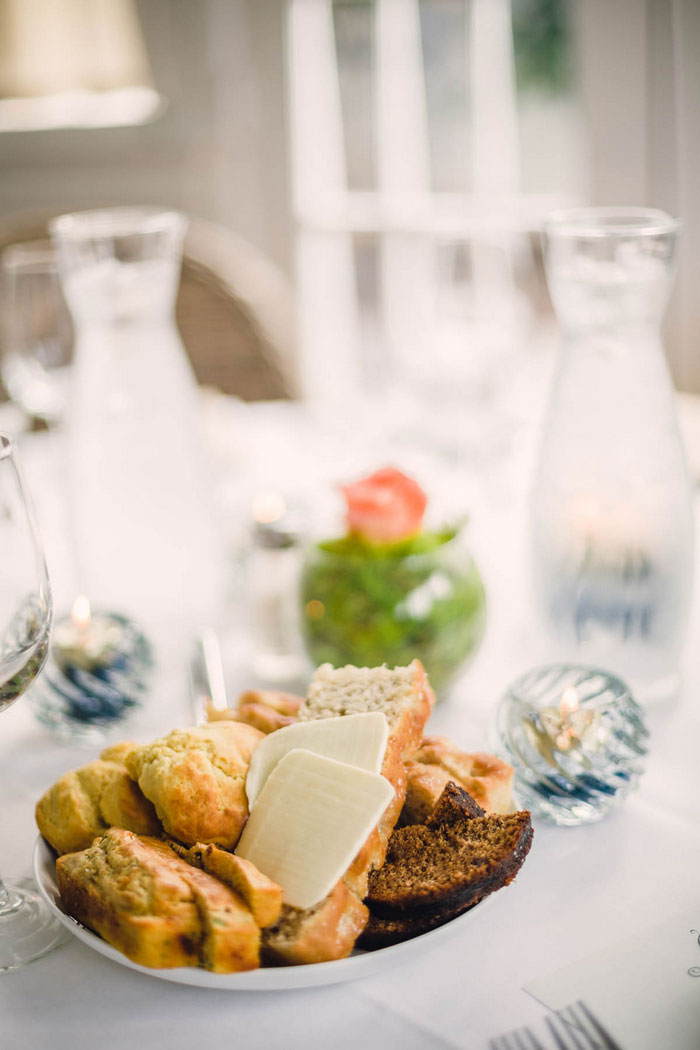 bread basket on table