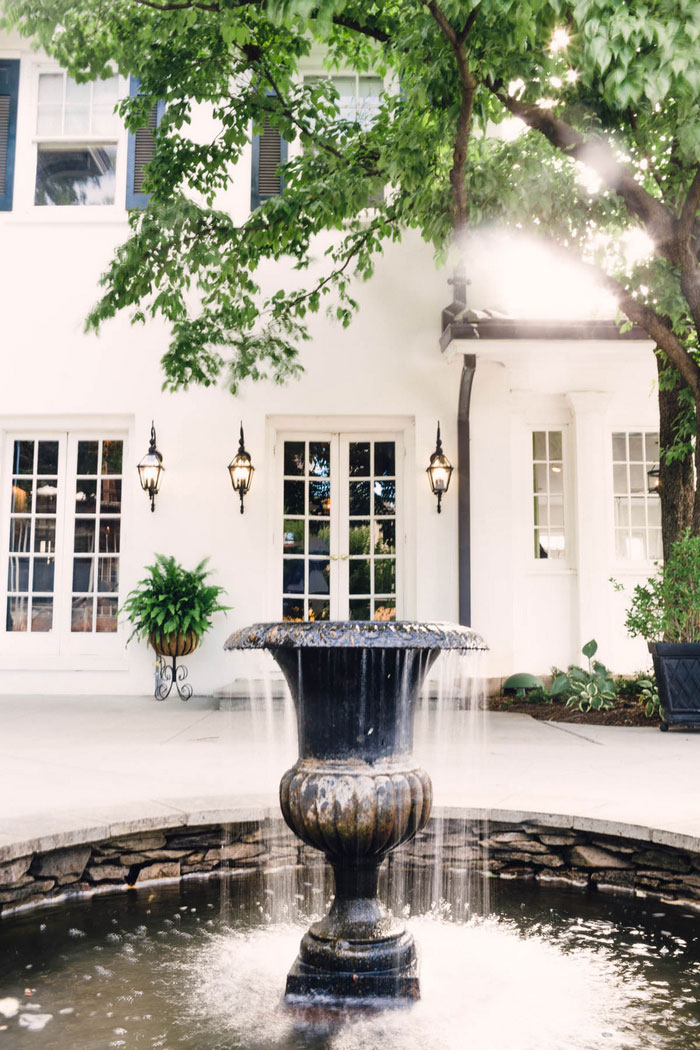 fountain at Spring house