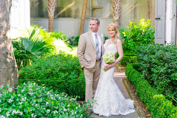 bride and groom portrait