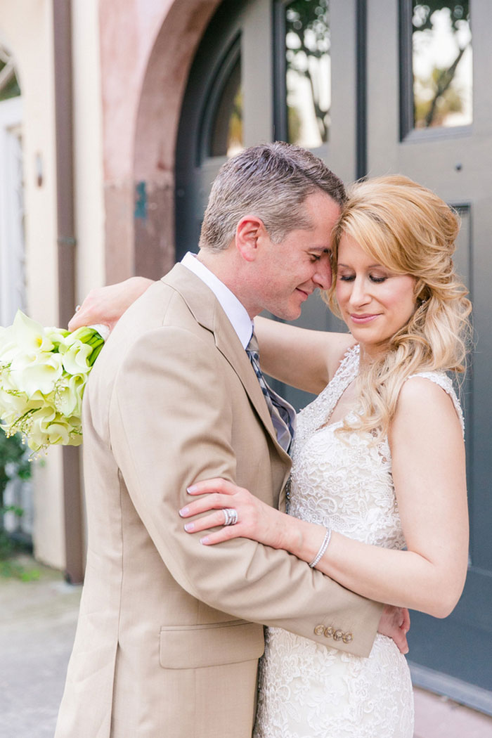 bride and groom portrait