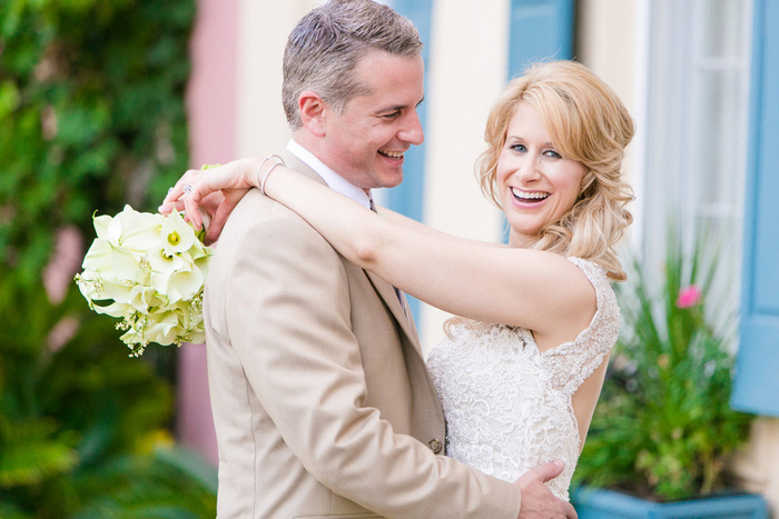 bride and groom portrait