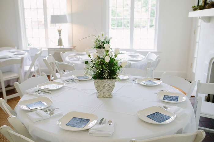 wedding table setting