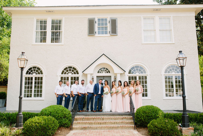 bridal party portrait