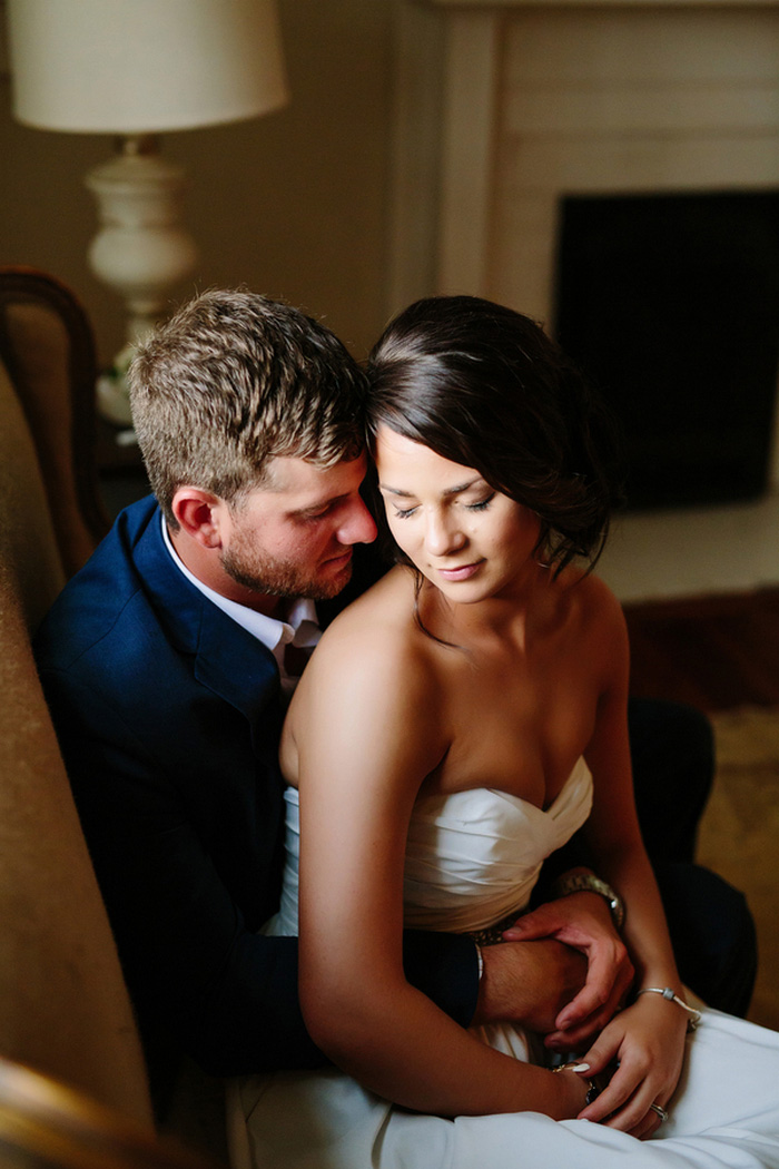 bride and groom portrait