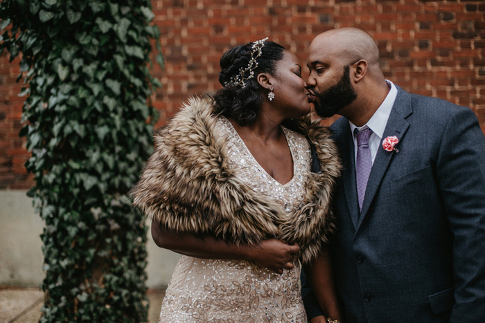 bride and groom portrait