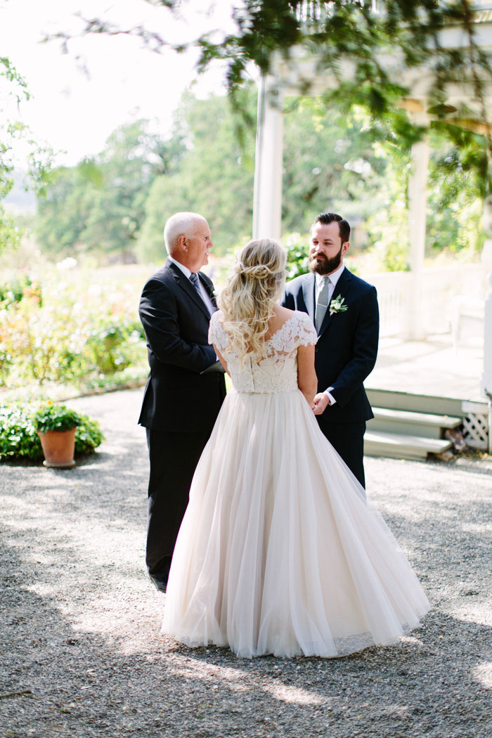 outdoor wedding ceremony