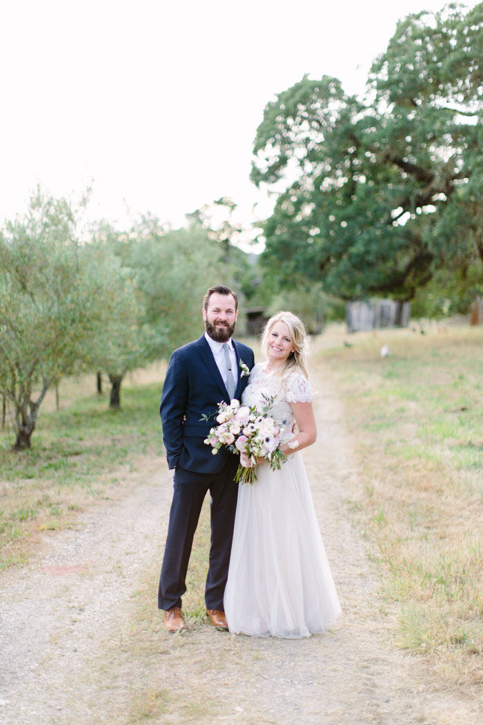 bride and groom portrait