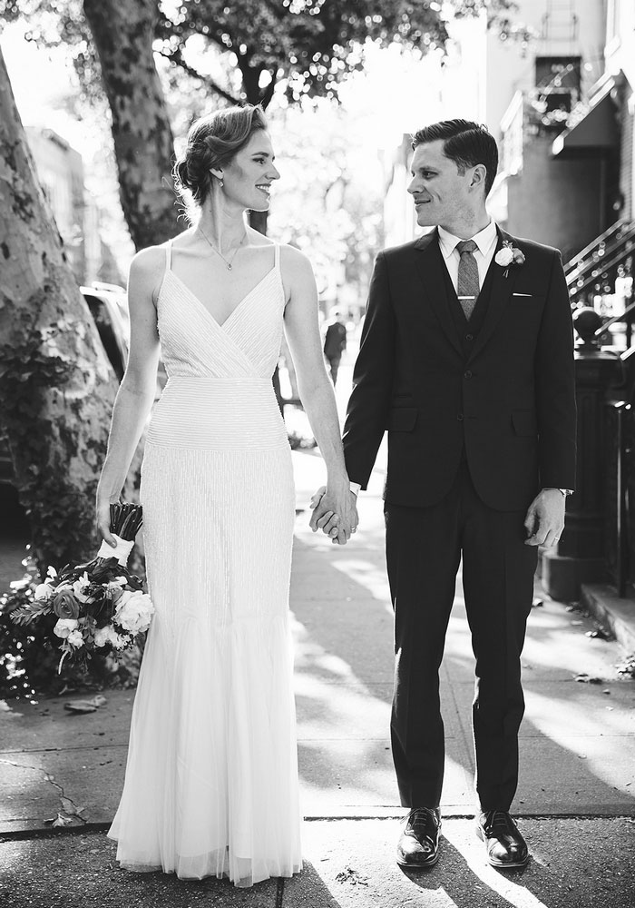 bride and groom portrait