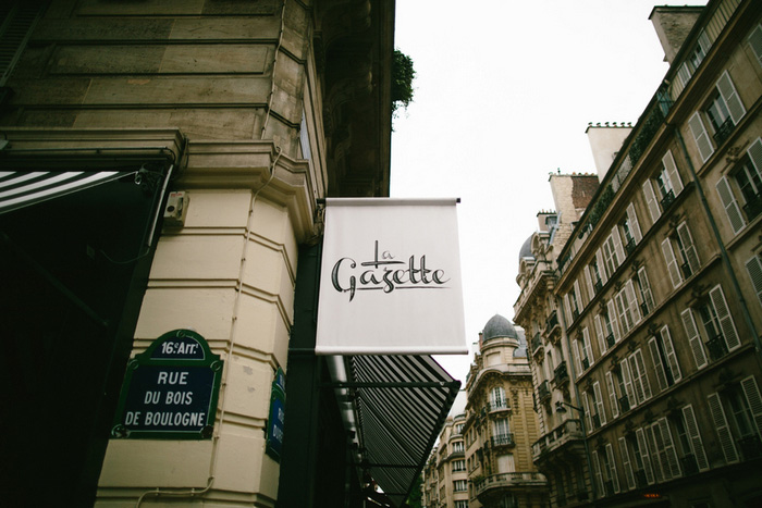 La Gazette sign