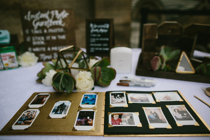 guest book table