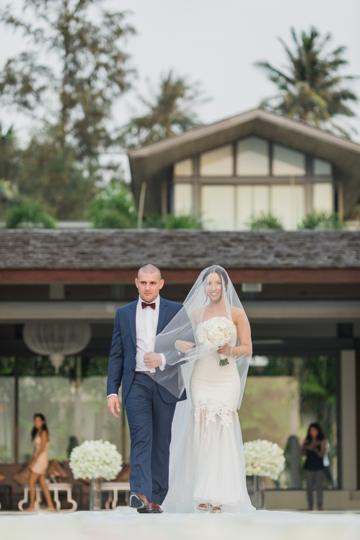 bride walking down the aisle