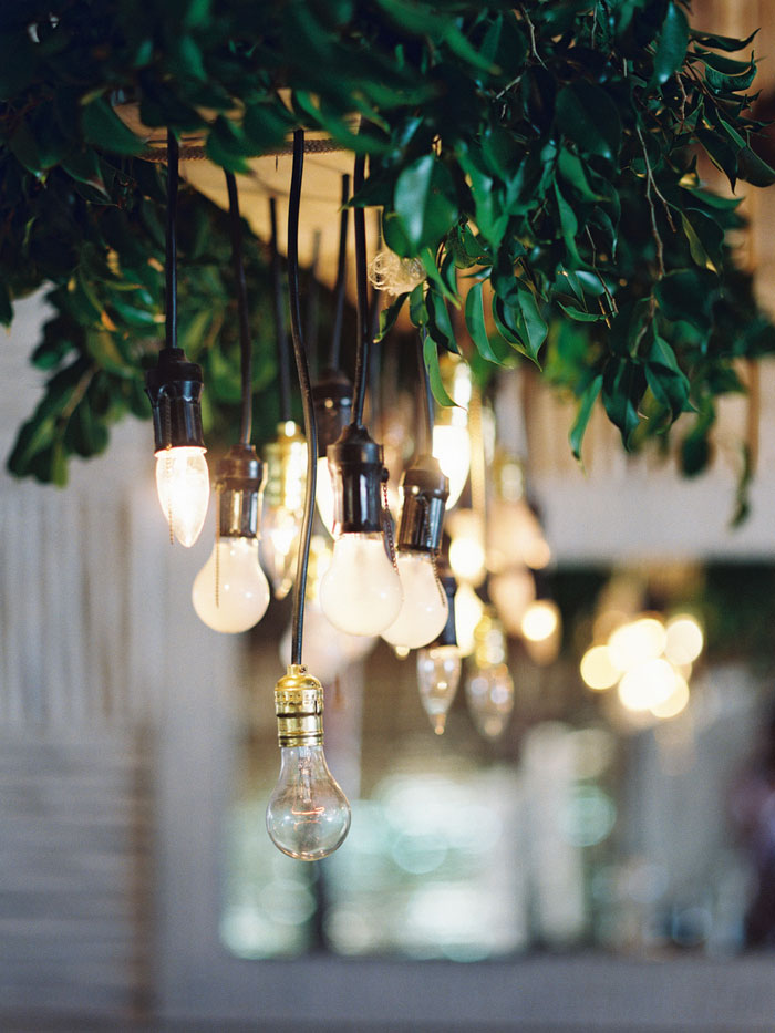 hanging lightbulbs