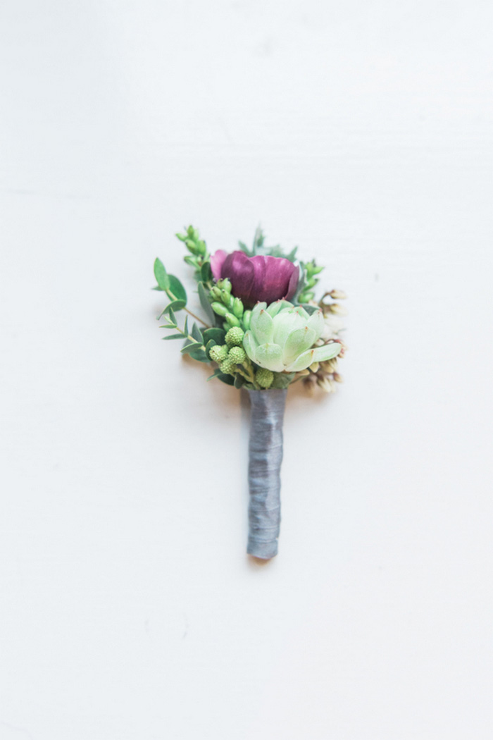 succulent boutonniere