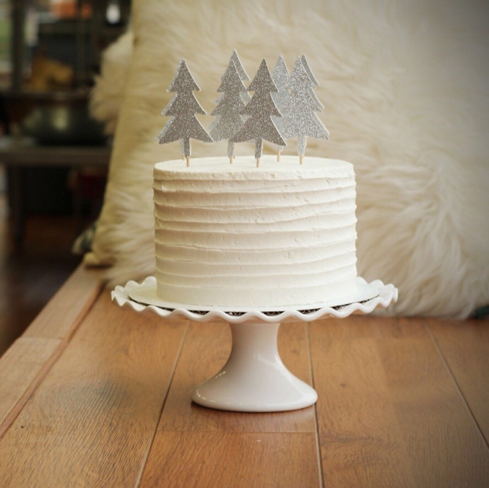 glitter-christmas-tree-cake-topper