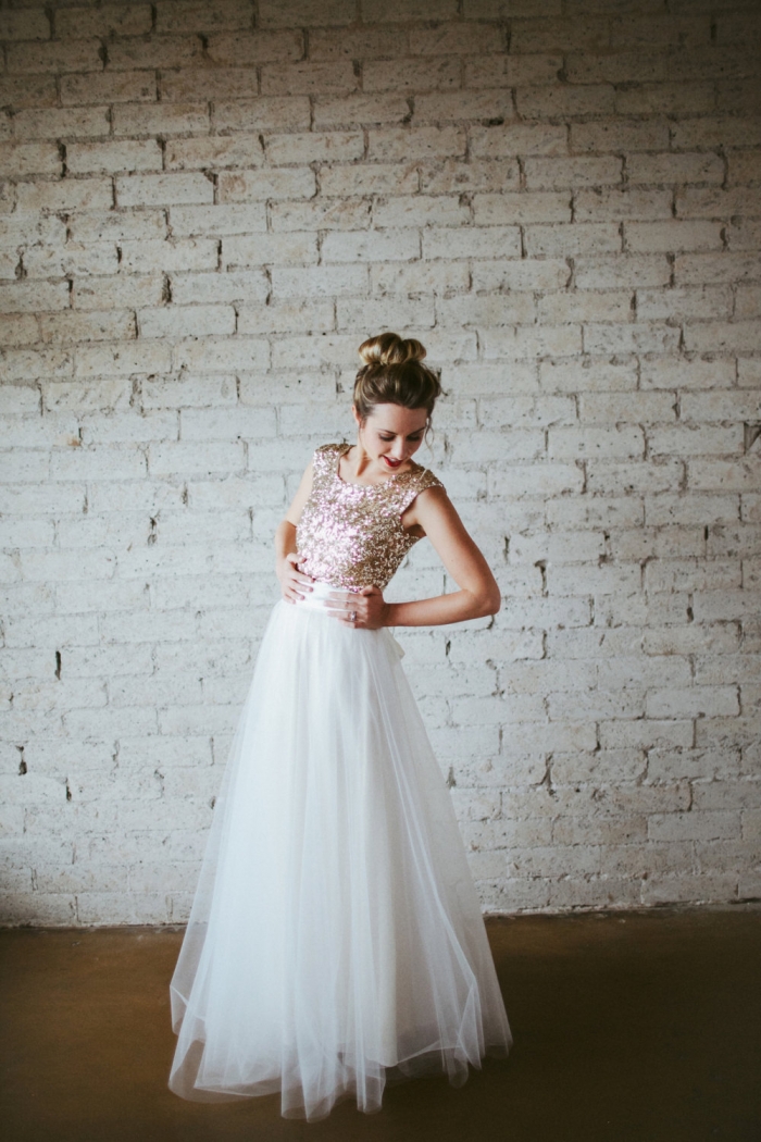 sequin dress gold