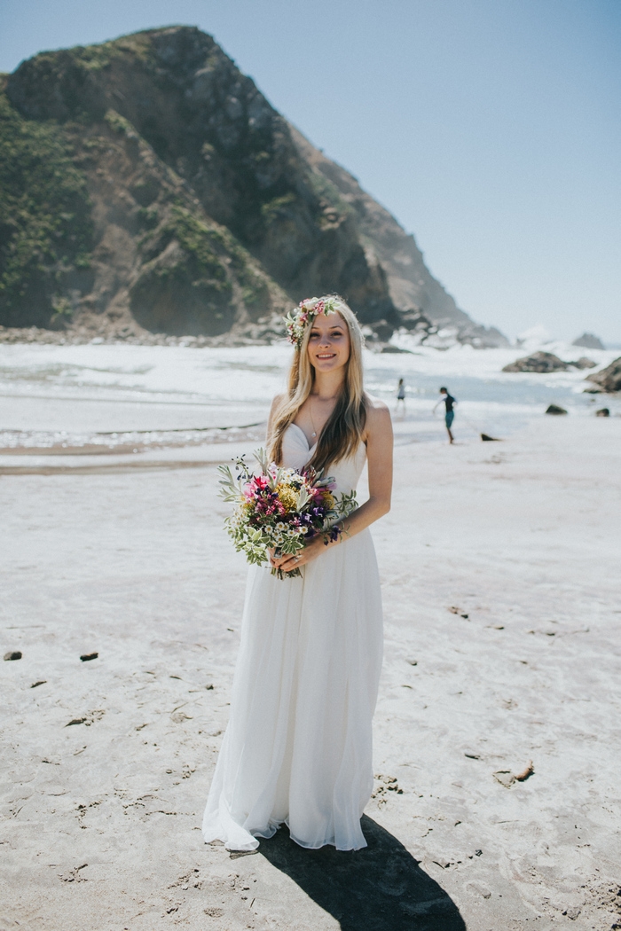 Victoria And William S Beach Wedding In Big Sur Intimate Weddings