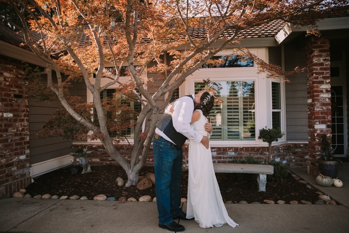 Intimate Backyard Wedding in Roseville