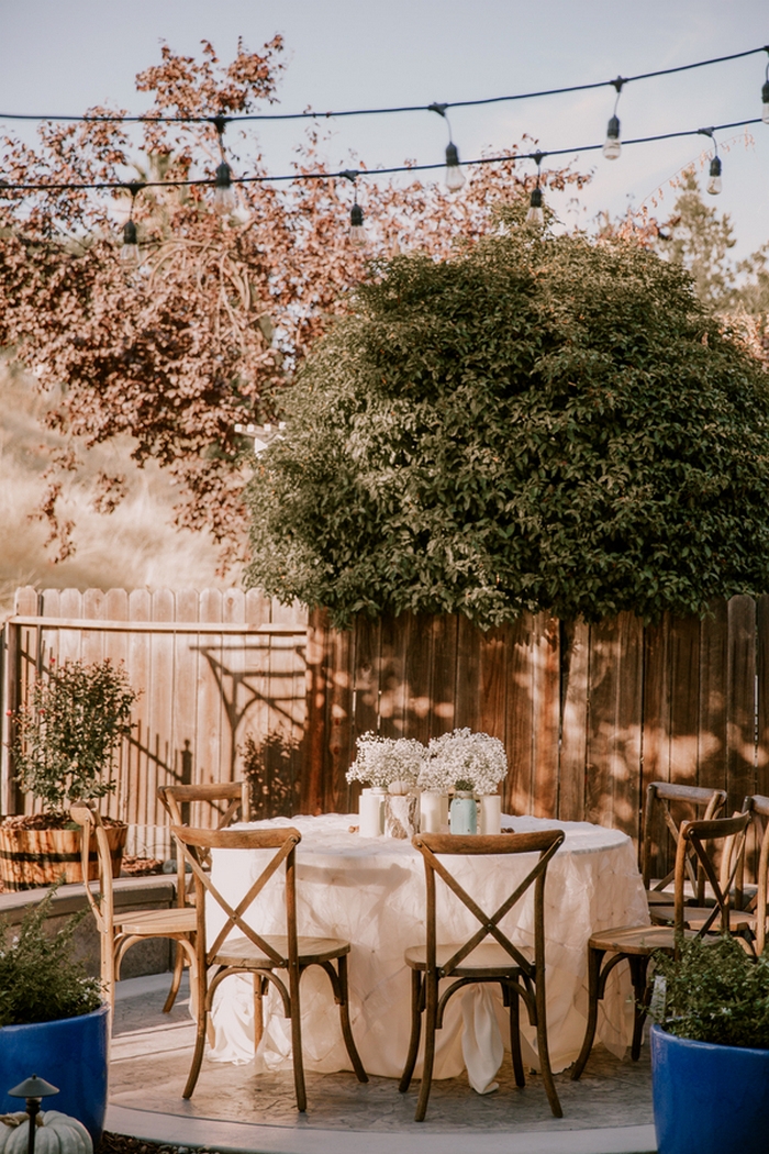 Intimate Backyard Wedding in Roseville