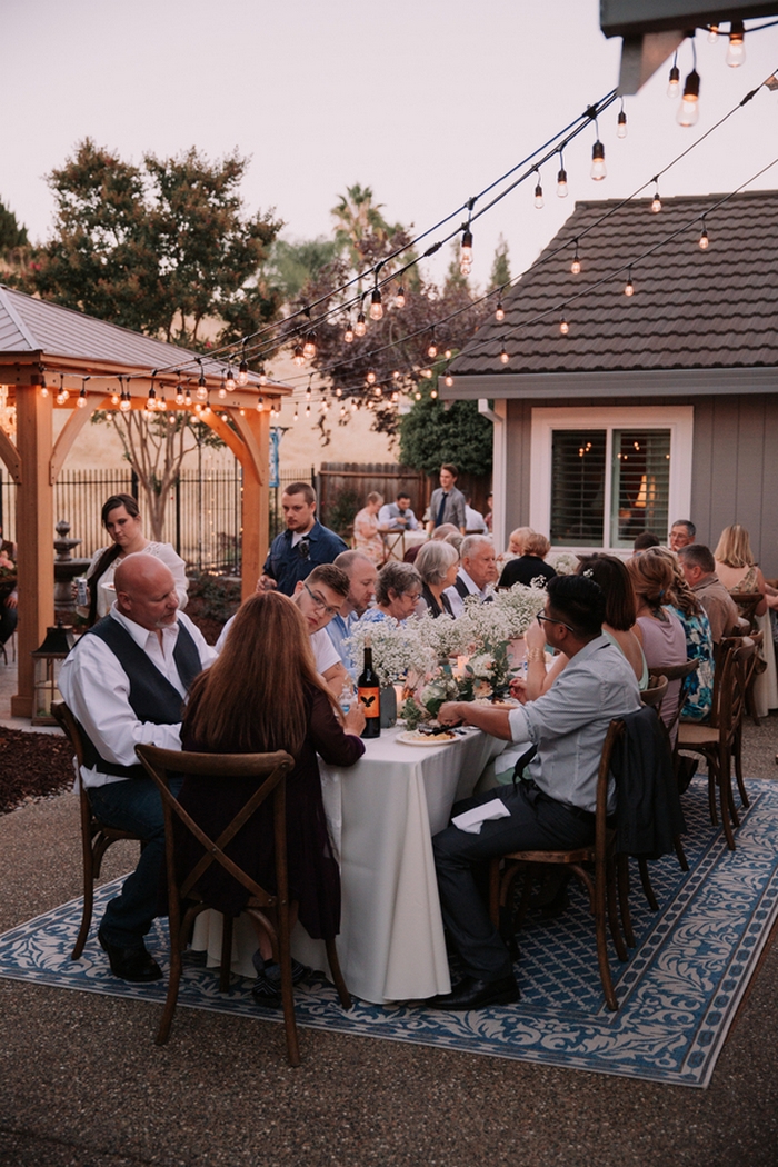 Intimate Backyard Wedding in Roseville