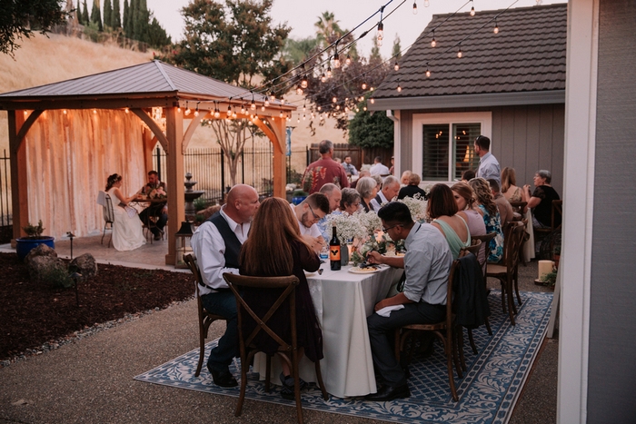 Intimate Backyard Wedding in Roseville