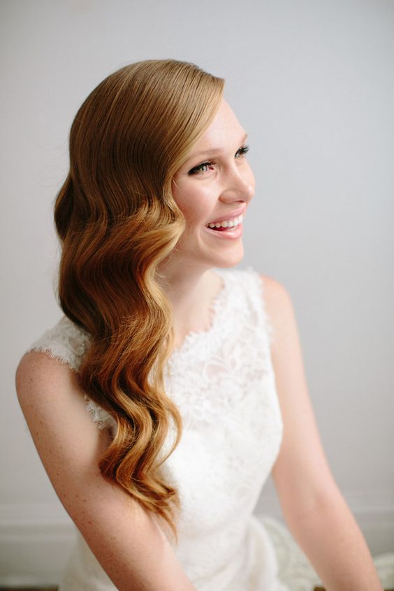 loose waves wedding