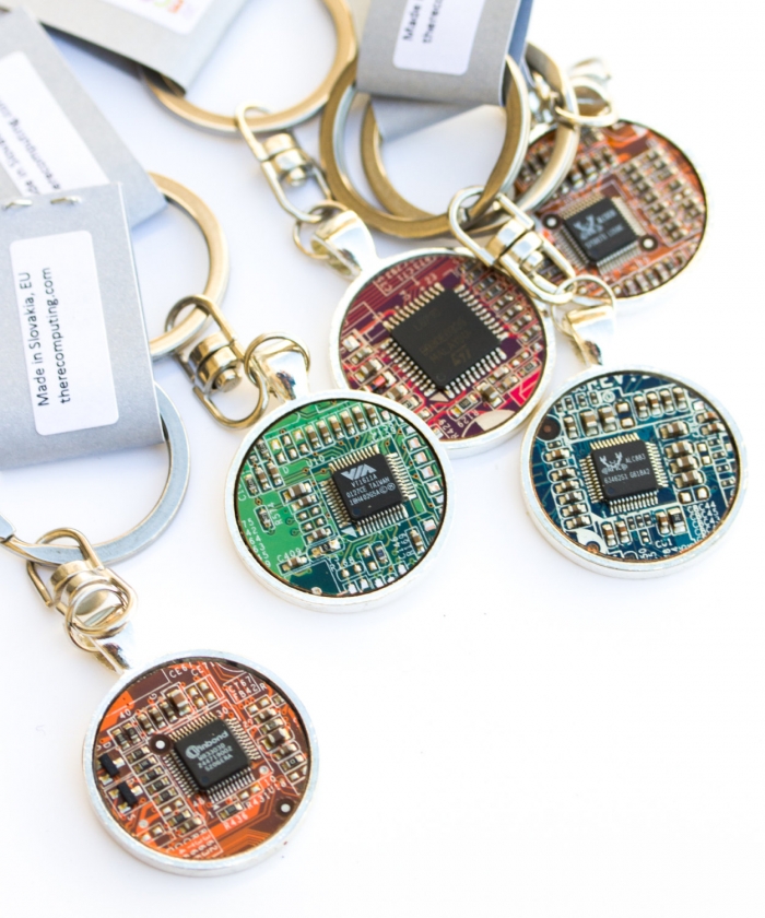 circuit board key chain