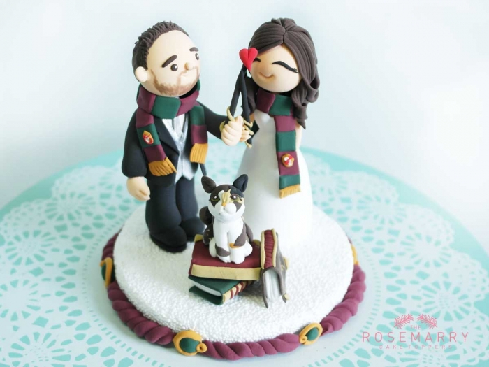 harry potter star wars cake topper