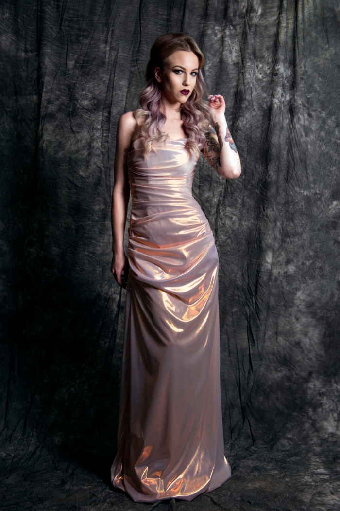 beautiful rose gold dresses