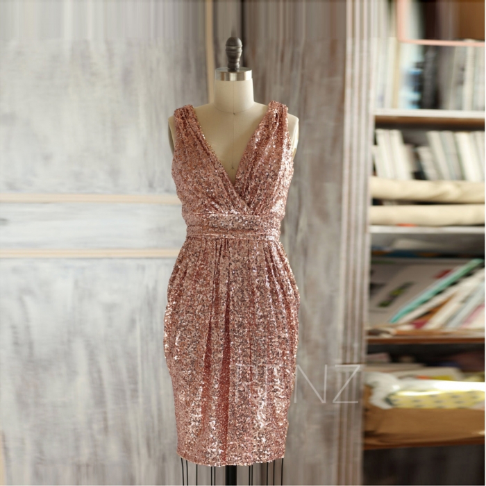 beautiful rose gold dresses