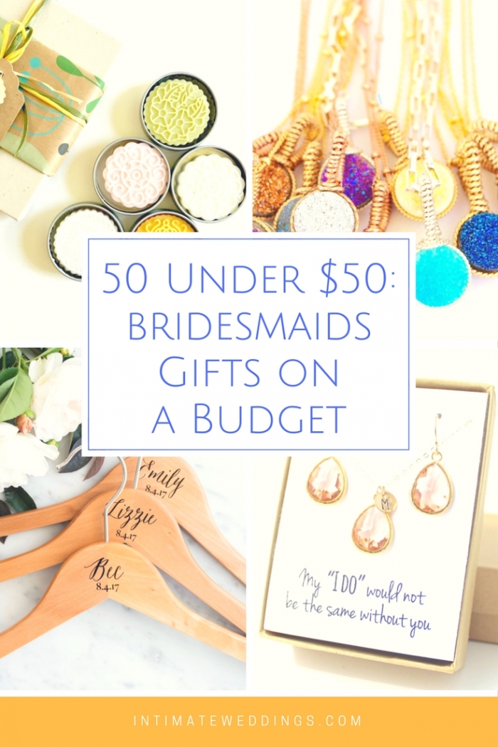 bridesmaids gifts on a budget