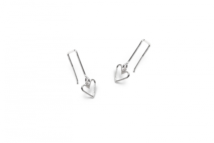 heart earrings