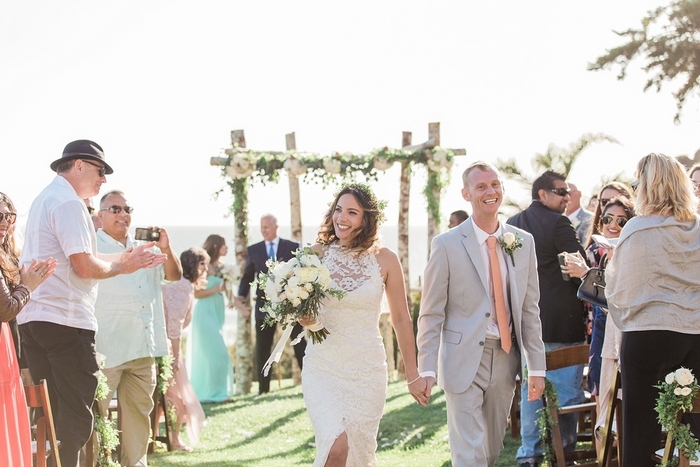 Rachel and Trager's Intimate Malibu Wedding | Intimate Weddings - Small ...