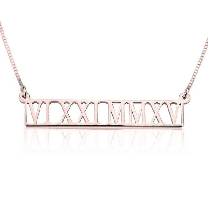 personalized pendants bar necklace