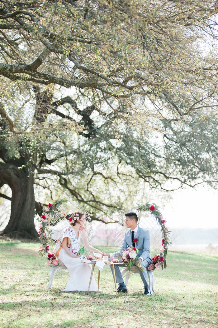 romantic elopement styled shoot