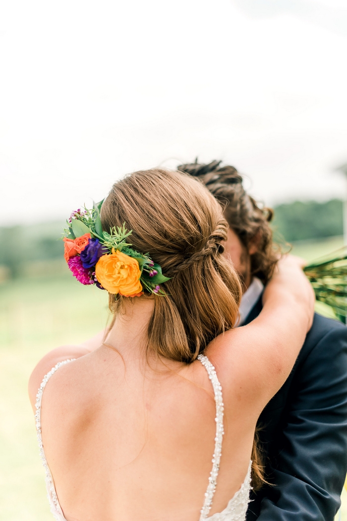 Flowers in Your Hair: Gorgeous Floral & Greenery Bridal Hairstyle  Inspiration