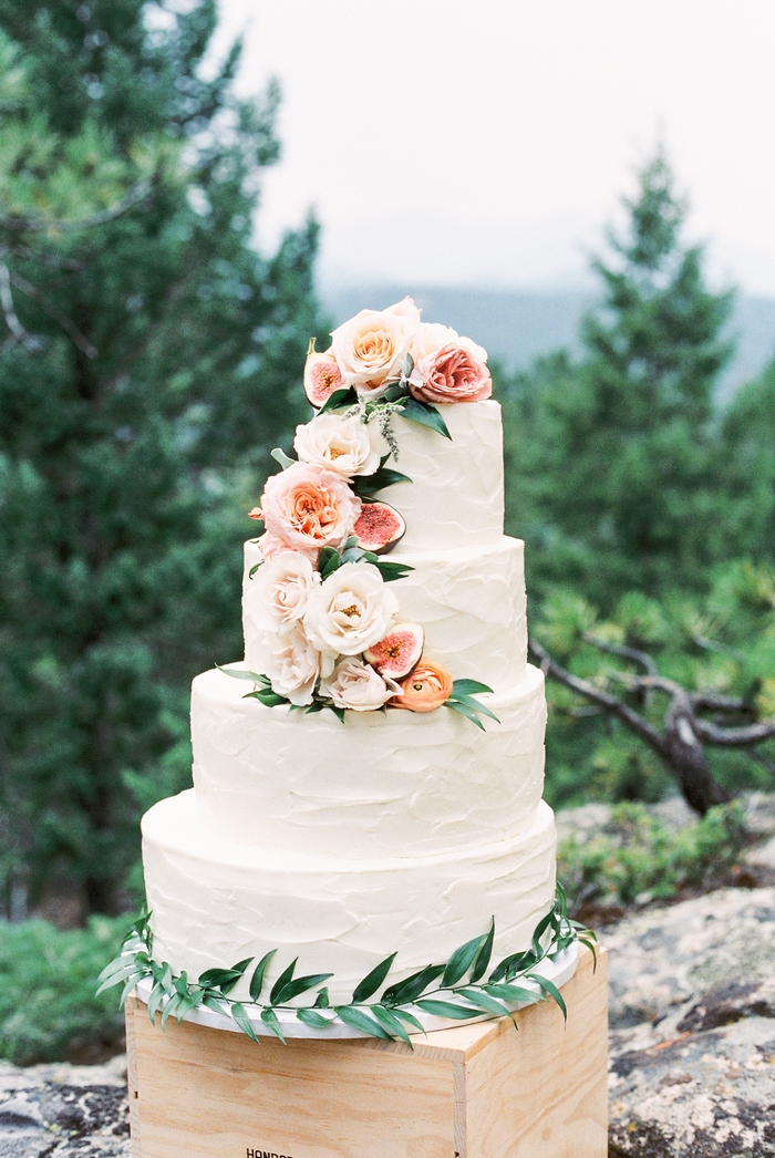 colorado forest picnic elopement