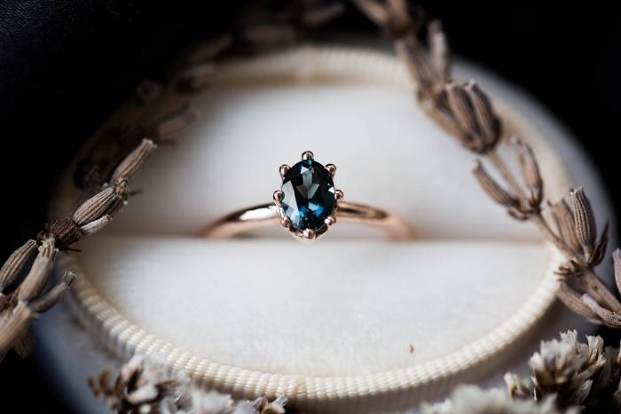1.25 Carat Round Lab Black Diamond Engagement Ring for Women in White –  shygems.com