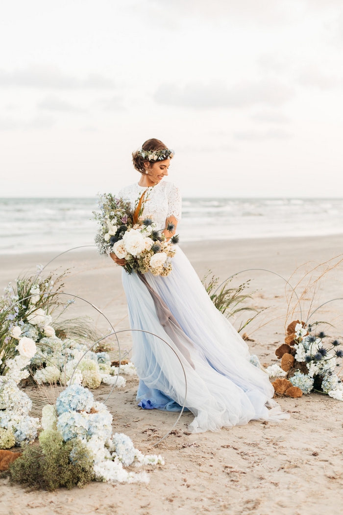 beach elopement styled shoot