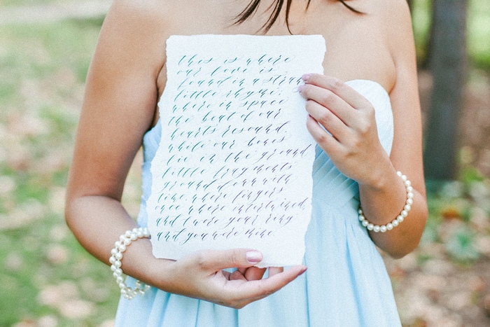 pastel blue styled shoot