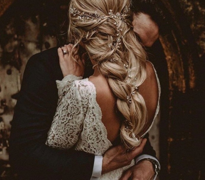 boho bridal hair vine etsy 