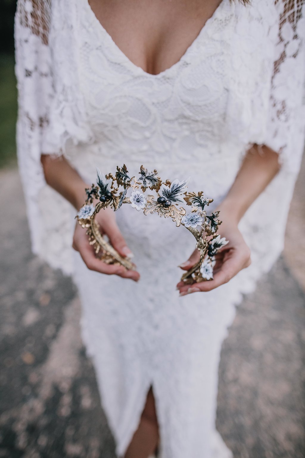 unusual bridal headpieces