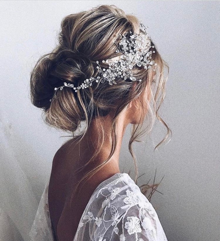 crystal bridal hairpiece etsy bridal hair accessories short bridal hairstyles easy 